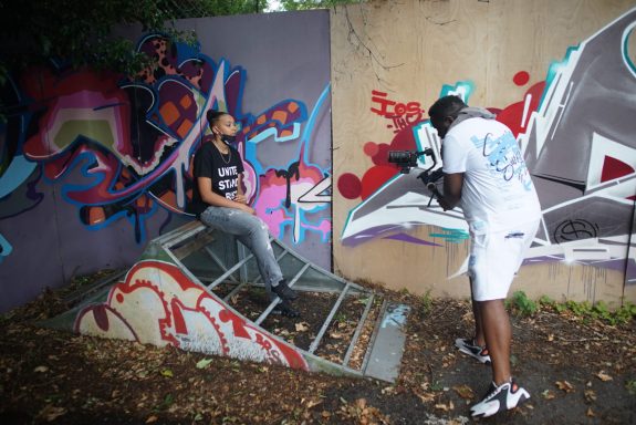 Music video shoot